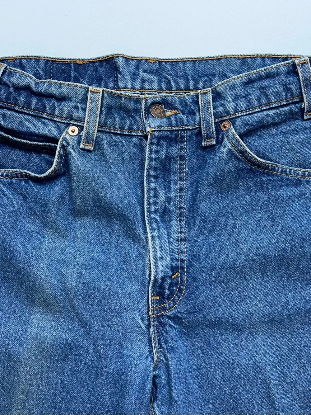 Vintage Levi’s Orange Tab Jeans Mens Size 33x34 517 Bootcut 90s Made in USA